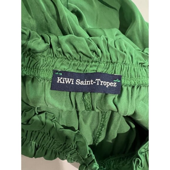 Kiwi Saint Tropez Wide Leg Pants in Green - Picture 5 of 5